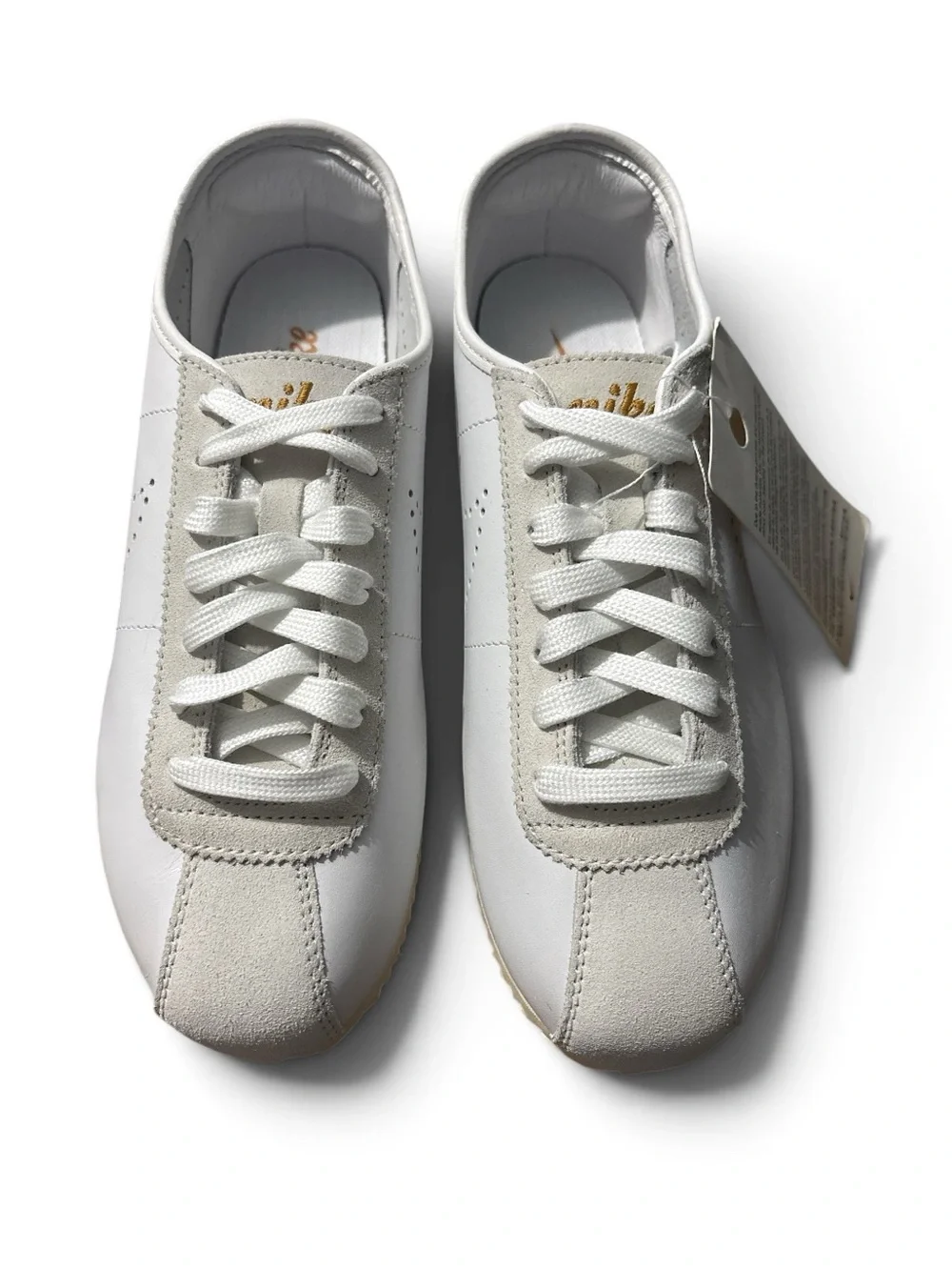 Women's Nike Cortez LT White Bronze Light Bone Perforated Leather HQ1841-100